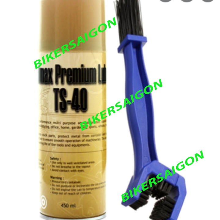 Chai xịt vệ sinh sên, bôi trơn, chống rỉ đa năng TS-40 450ml.