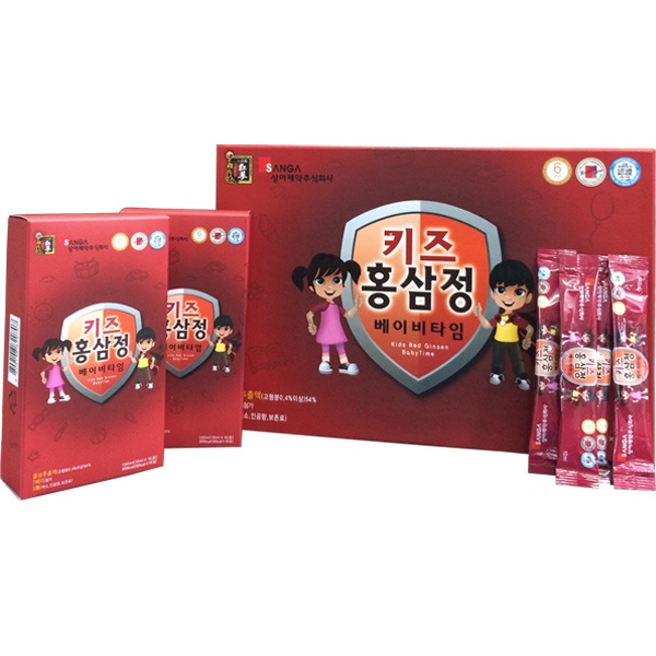Hồng sâm hàn quốc baby SangA , hộp 30 gói - Nước sâm trẻ em chính hãng - thanhnhankoreanstore