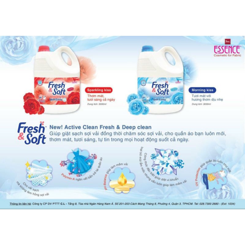 NƯỚC GIẶT FRESH&amp;SOFT 3KG