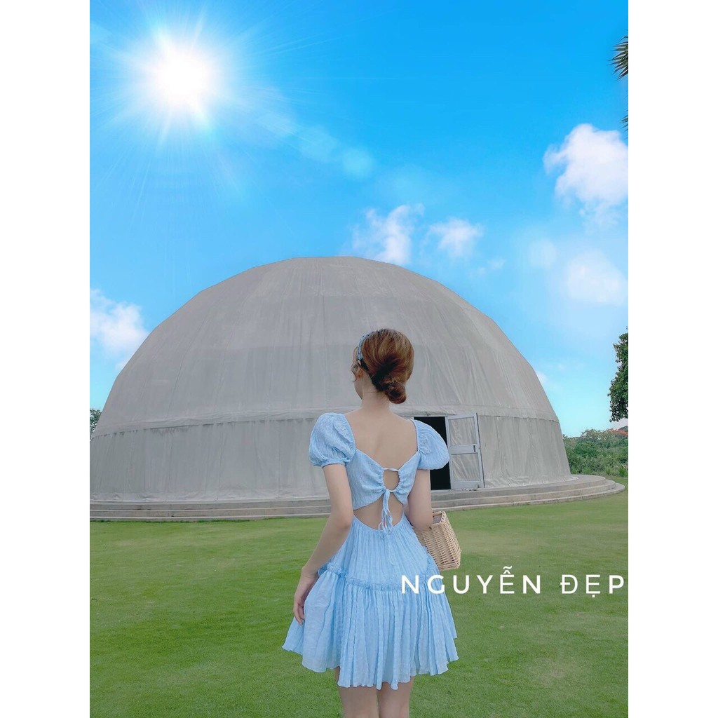 ĐẦM TAY PHỒNG TÙNG XÒE NHÚN TẦNG CÓ MÚT NGỰC