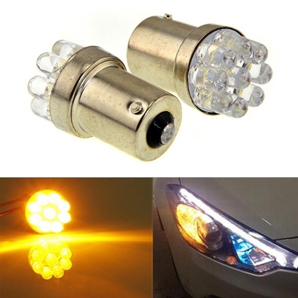 Set 2 đèn led xi nhan 9 bóng G18 1156 cho xe hơi