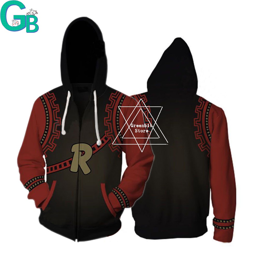 Hot Men Boys Anime My Boku No Hero Academia 3D Printed Long Sleeve Casual Coat Zipper Hoody Jackets