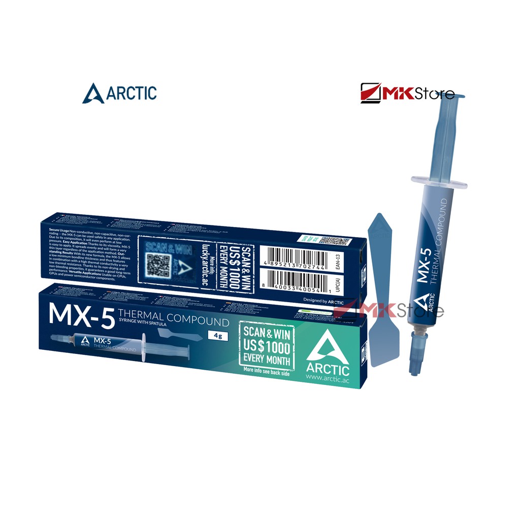 ARCTIC MX-5 Keo tản nhiệt cho CPU / GPU 4g