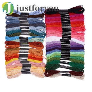 Bộ 2 Cuộn Chỉ Thêu 50 Màu Dùng Làm Đồ Thủ Công