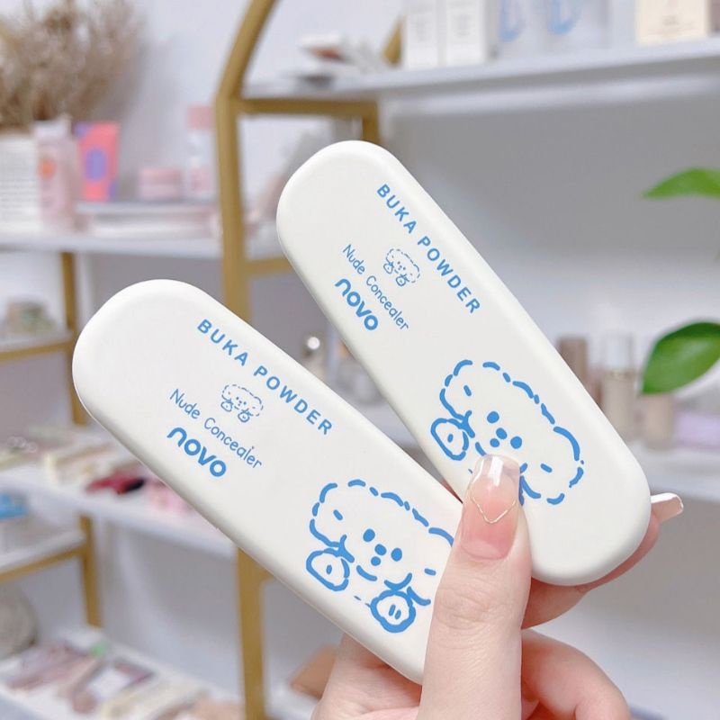NOVO - Bảng che khuyết điểm triệt sắc Novo Buka Powder Nude Concealer