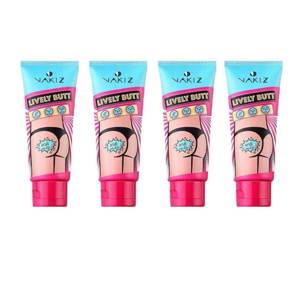 chất lượng tốt NAKIZ LIVELY BUTT 〡 Kem thoa thâm, mụn Mông, Bẹn, Nách, Lưng, Nhũ hoa, Cùi chỏ, Đầu gối ✾ﾑ
