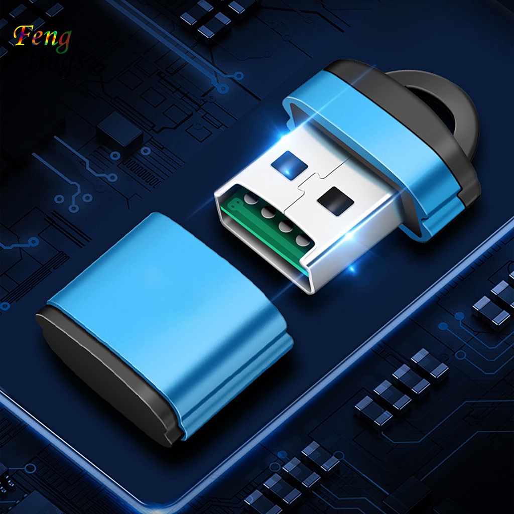 Đầu Đọc Thẻ Nhớ Usb Tf Có Móc Treo Tiện Dụng