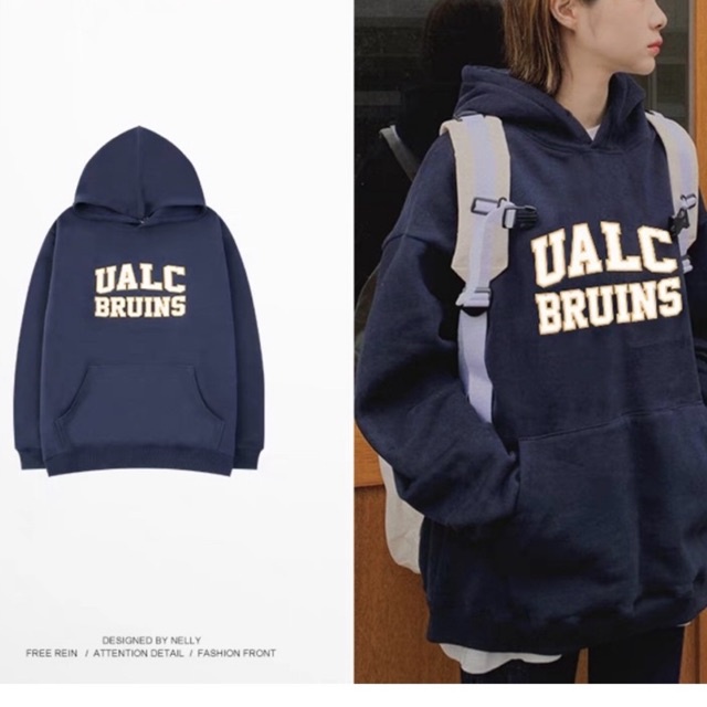Áo hoodie nỉ lót lông cao cấp ulzzang nam nữ 4 MÀU UALC