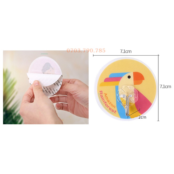 Móc treo đồ dán tường