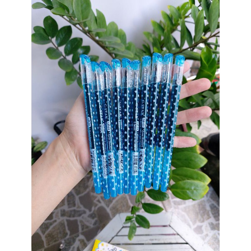 Bút viết gel G-STAR GP01 Đầu bút lướt êm, mực ra đều, không bị nhòe, nét bút đẹp và chuẩn như ý ngòi 0.5mm