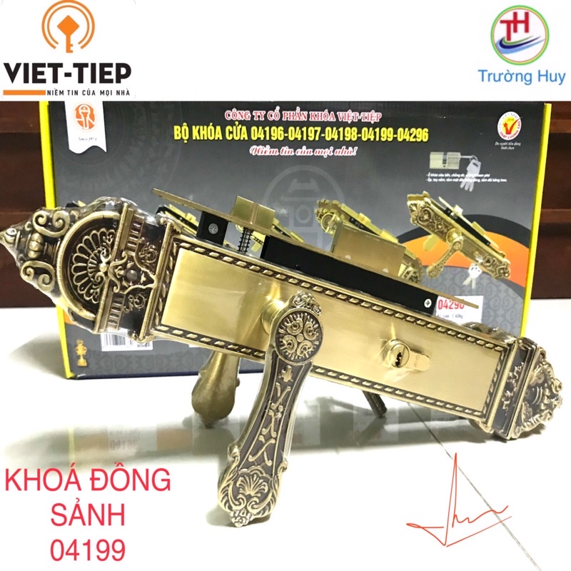 [chính hãng] Khoá cửa ĐỒNG Việt Tiệp 04199 - Bảo hành 3 năm