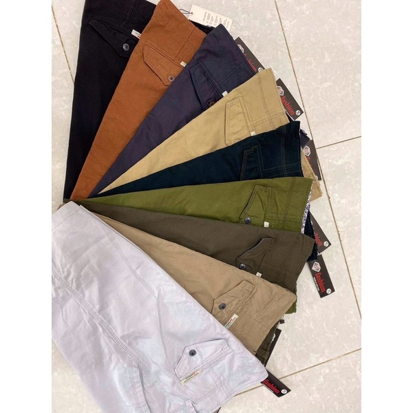 QUẦN SHORT NAM - kaki thời trang nam chất liệu cotton mềm mịn, quần sọt kaki ngang gối thoáng mát QK04p