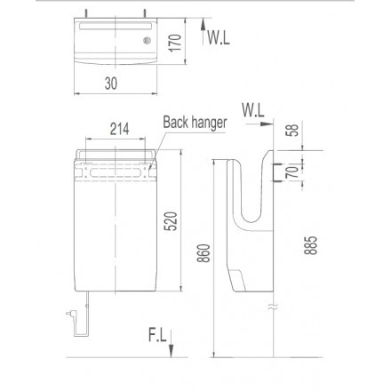 Máy Sấy Tay Inax JT-1000 Phòng Vệ Sinh