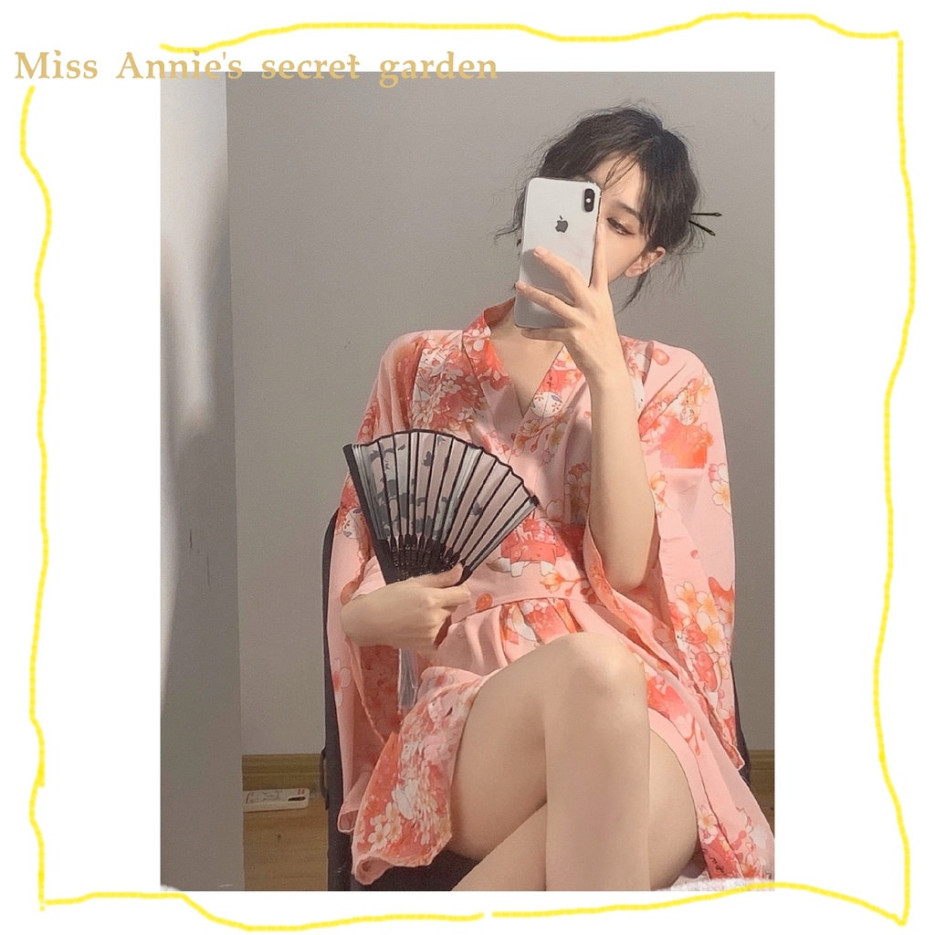 🌺Sexy Đồ ngủ🌺FREE SHIP⚡️Váy ngủ sexy kimono Nhật Bản gợi cảm quyến rũ+Quần lót Freesize 40-70kg---003 | BigBuy360 - bigbuy360.vn