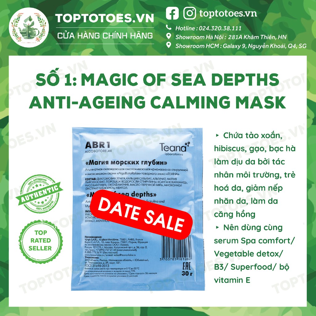 [DATE SALE] Lẻ gói Mặt nạ dẻo Teana sale | BigBuy360 - bigbuy360.vn