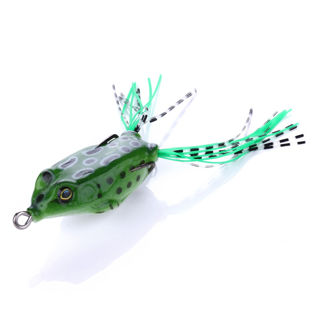Mồi câu cá giả hình ếch dài 5.5cm nặng 8g màu sắc tươi sáng bắt mắt có thể lựa chọn màu sắc