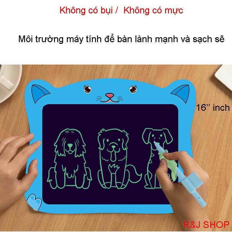 [Loại Tốt] Bảng viết, bảng vẽ điện tử tự xoá, bảng tập viết thông minh cho bé vui chơi và học tập