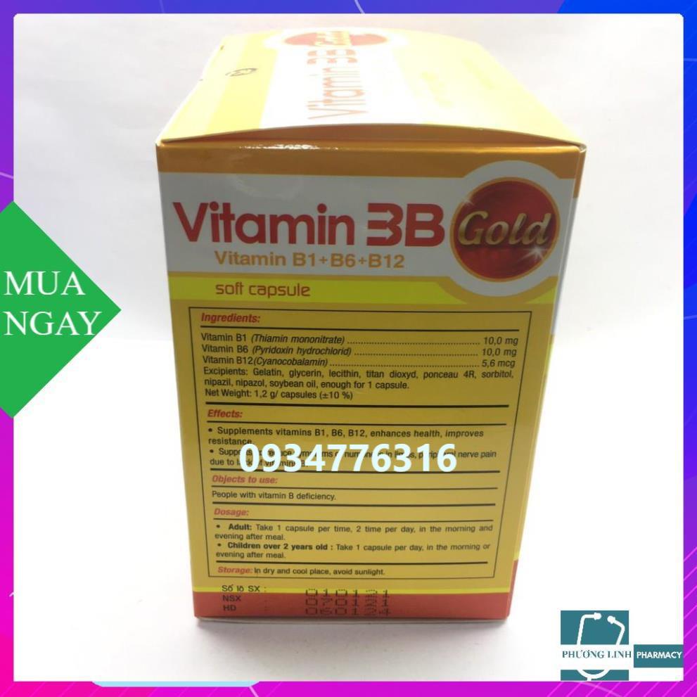 Vitamin 3B phúc Vinh hộp 10 vỉ x 10 viên