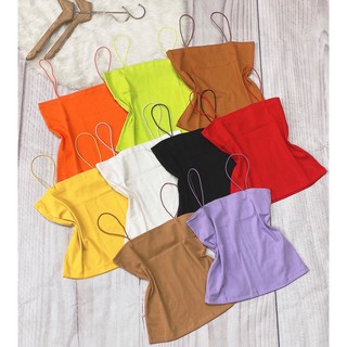 Áo 2 Dây Cộng Bún Chất Thun  Borip Co giãn,LY STORE