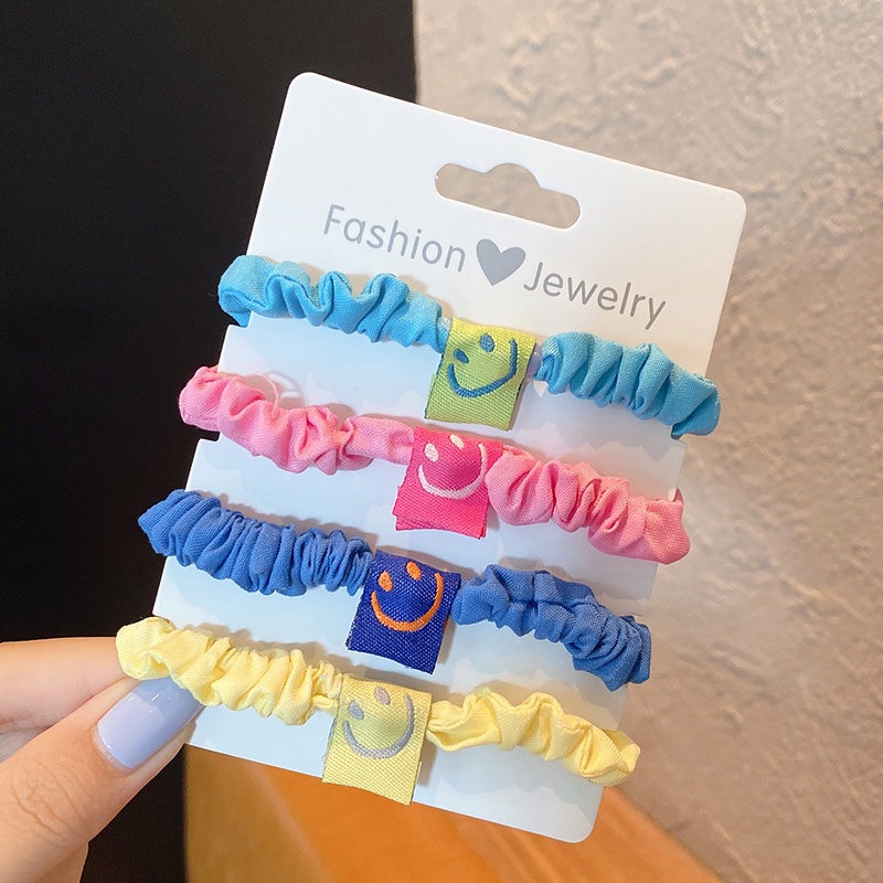 Dây buộc tóc vải kiểu Hàn Quốc thiết kế xinh xắn cho nữ
