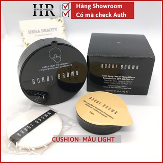 Cushion Bobbi Brown Skin Longwear Weightless Foundation SPF 50 PA 13g-Màu light, medium