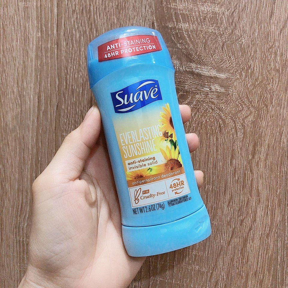 Sáp khử mùi Suave 24 Hour Protection Invisible Solid 74g