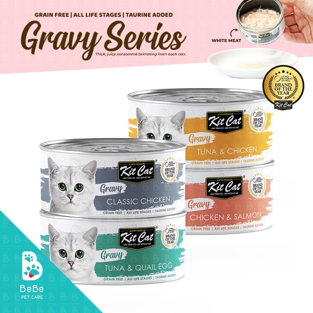 Pate KITCAT GRAVY Dạng Sốt Cho Mèo Mọi Lứa Tuổi