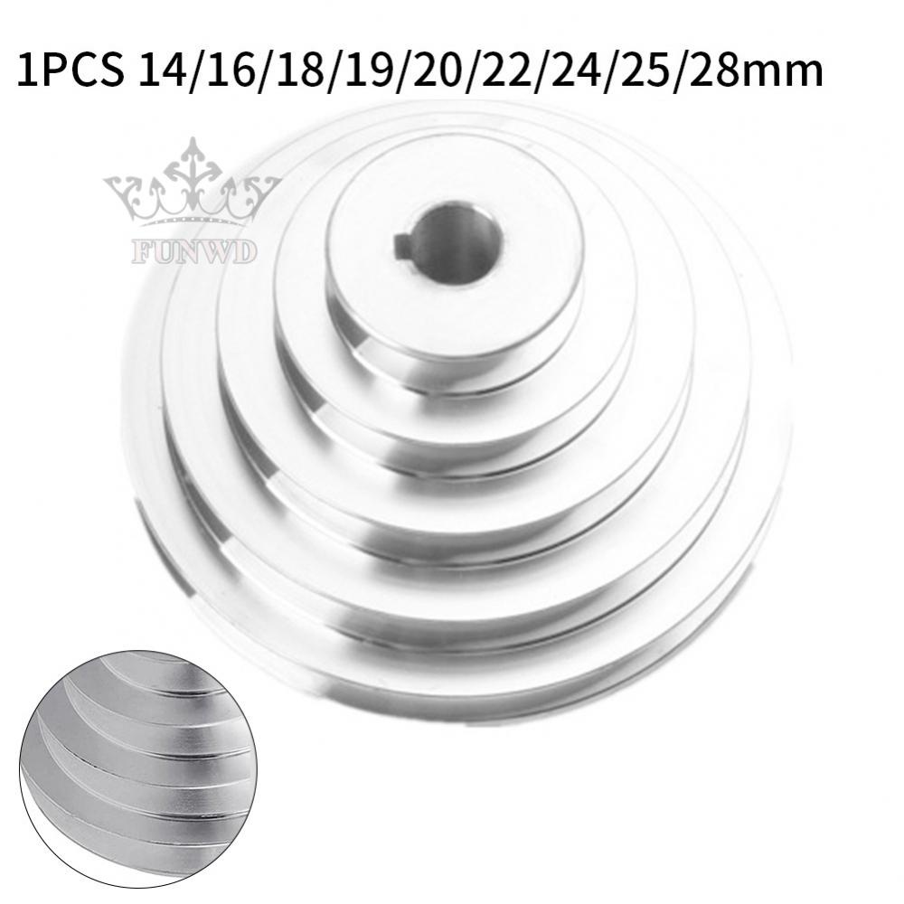 【FUNWD】Pagoda tools 5 slots Aluminum Motor pulley Multi-slot wheel Pagoda wheel