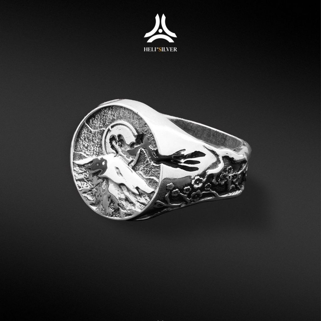 Nhẫn bạc nam, nữ HeliSilver FUSHI RING Helios Original S925