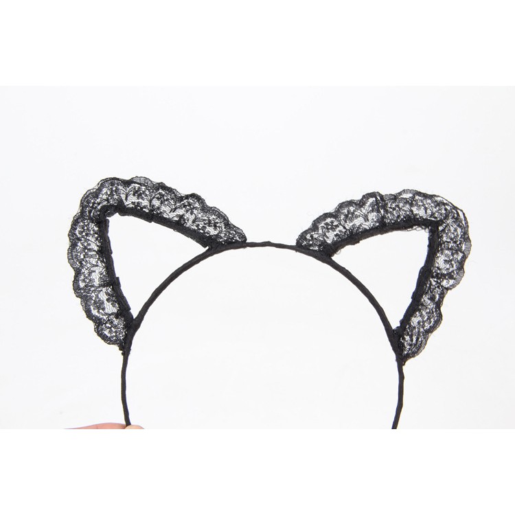 Bờm Tóc- Băng Đô Cài Tóc Tai Mèo Sexy Ren MS7002