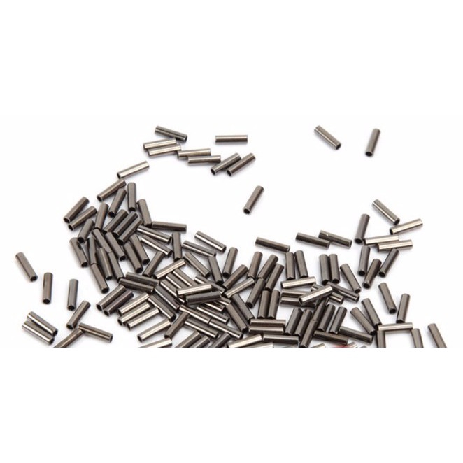 Set 100 ống đồng nối dây câu cá tùy chọn kích thước