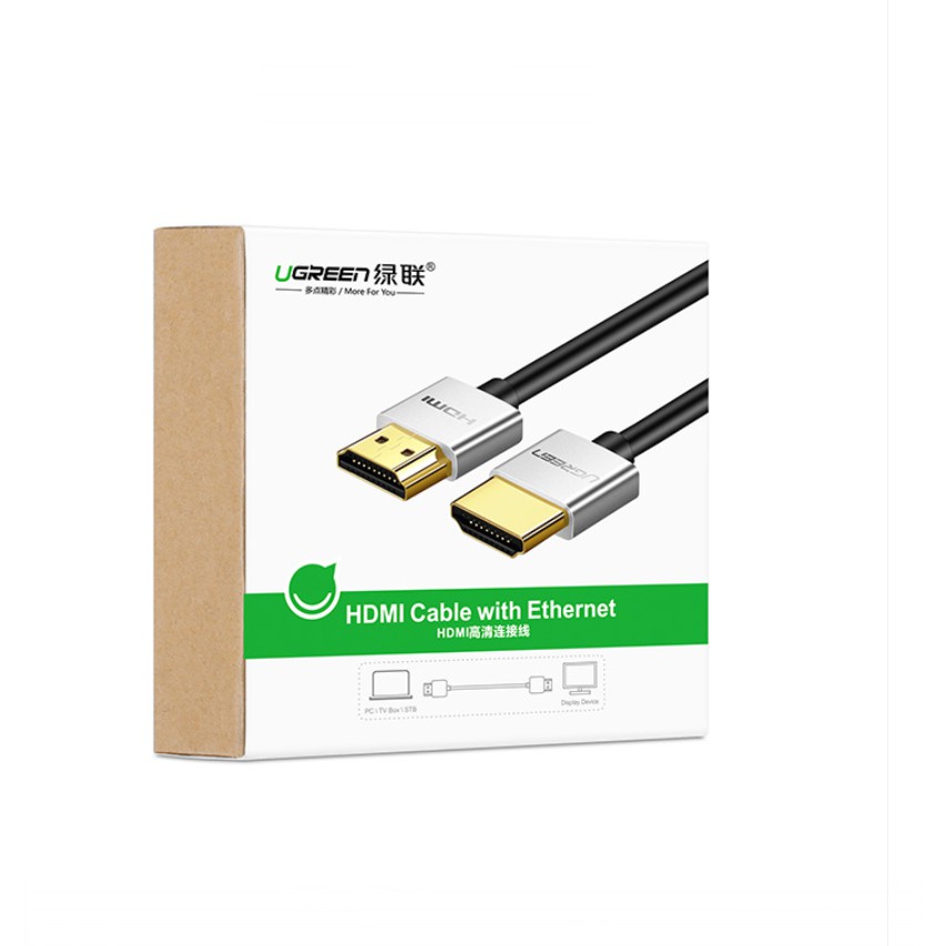 Cáp HDMI 2.0 hỗ trợ 10Gbps Ugreen HD117 | Hỗ trợ độ phân giải đến 4K*60Hz | Đầu bằng hợp kim |  Bảo Hành 1 đổi 1 18