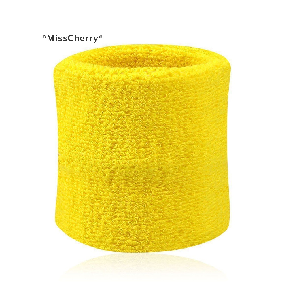 Set 2 băng đeo cổ tay thấm hút mồ hôi thích hợp cho các môn thể thao