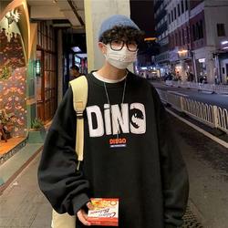Áo sweater, áo nỉ in hình họa tiết chữ DINO trước ngực form unisex nam nữ mặc đều được