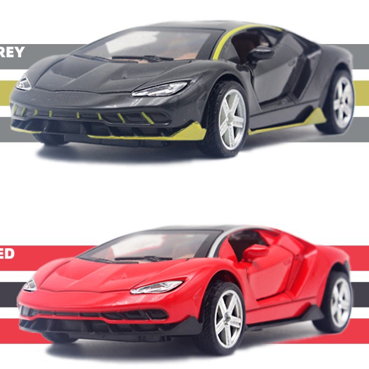 Mô hình xe Lambo Lp770 tỷ lệ 1:36 (đồ chơi cho bé)