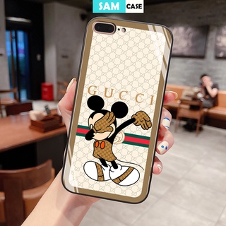 Ốp lưng kính iphone 8 Plus hình Gucci - Samcase