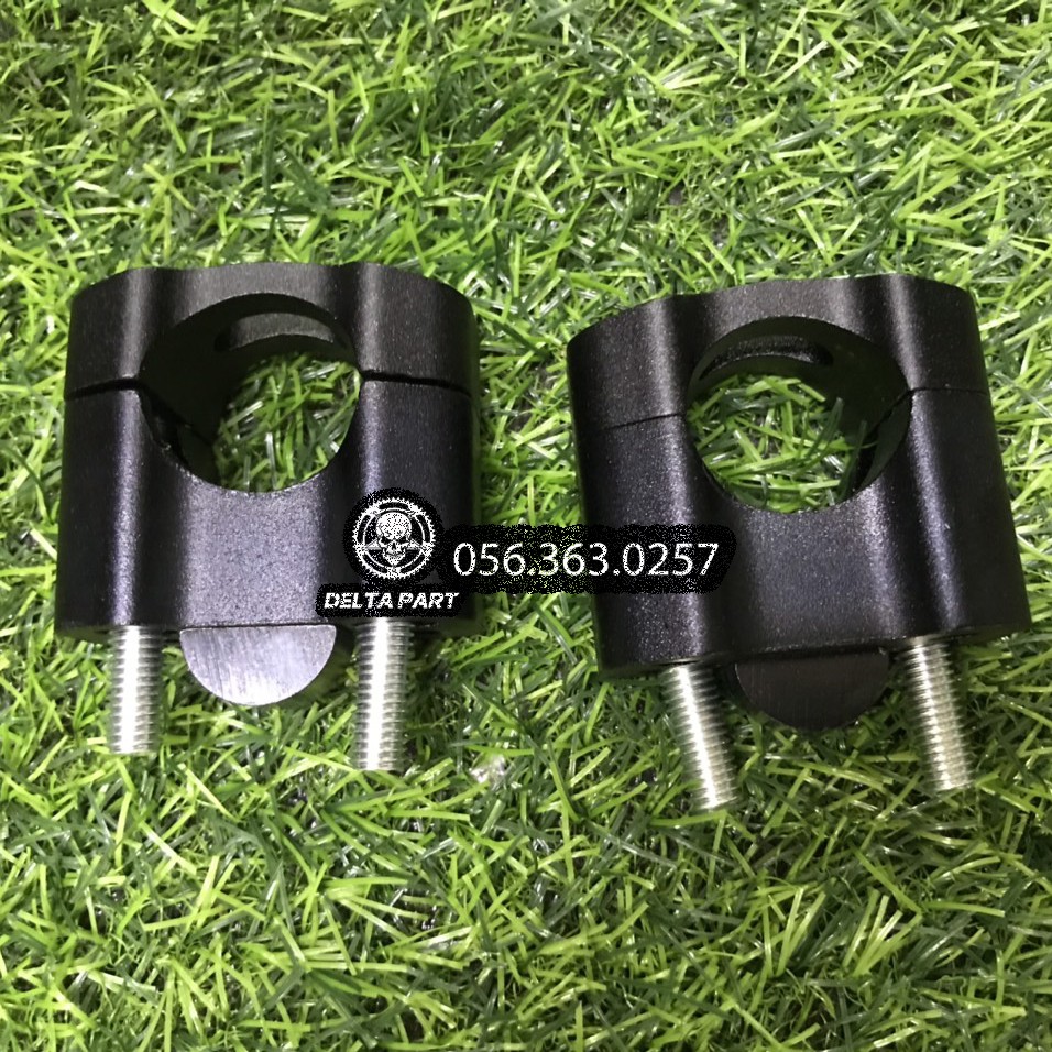 Ghi đông nhôm lightech - ghi đong motor mô tô - gù nâng ghi đông 22 28 mm