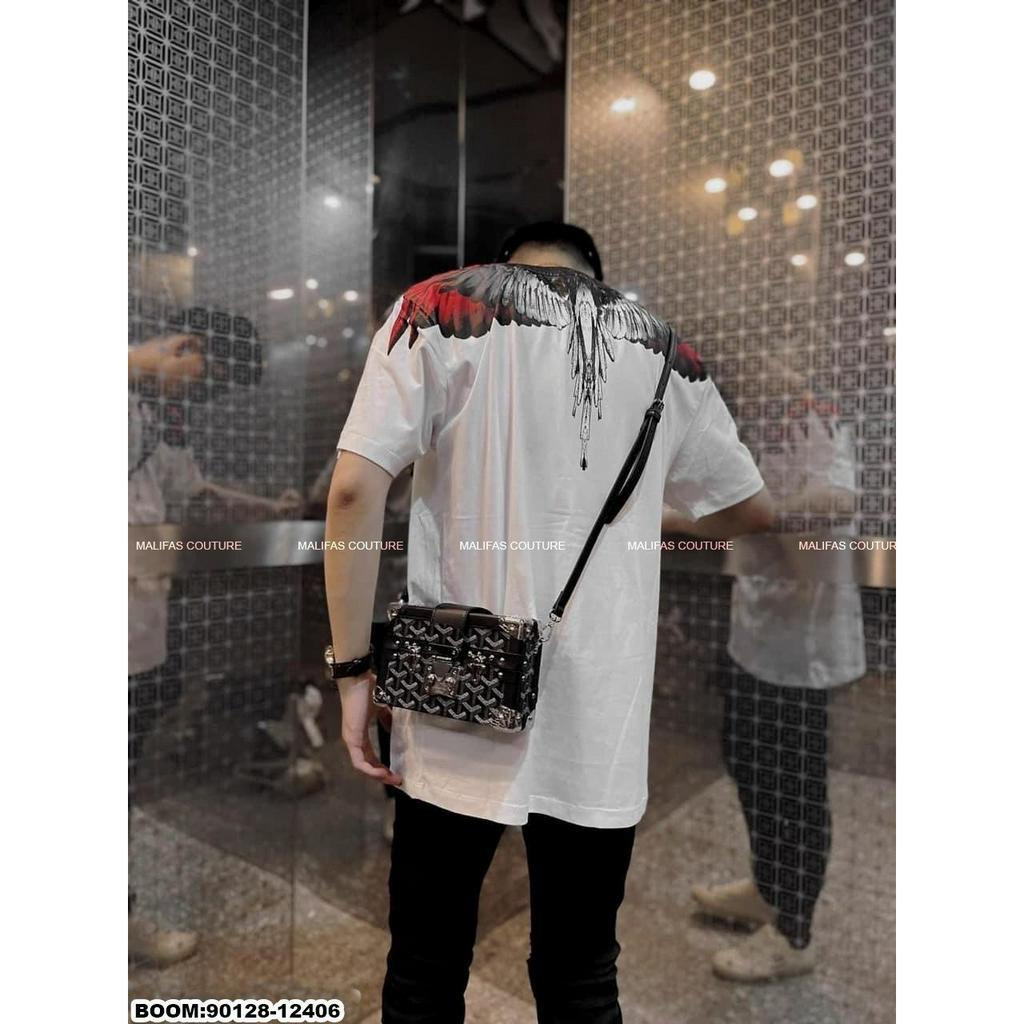 🔥Hot🔥Áo thun Marcelo Burlon cánh đỏ thiết kế hot trend Nam nữ New 2023