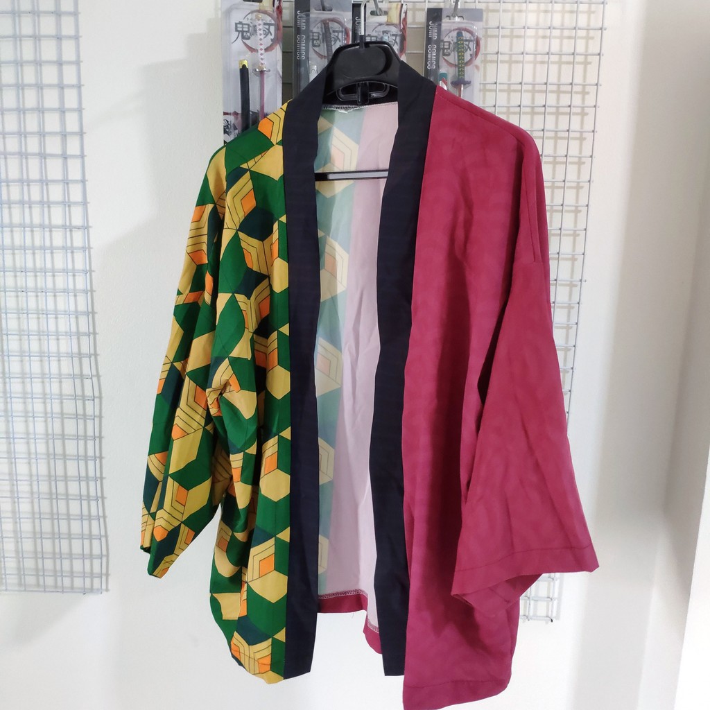 [TỰ MAY] Áo yakuta Haori happi Nhật Bản cosplay Thuỷ trụ Tomioka Giyuu Kimetsu no Yaiba anime cosplay