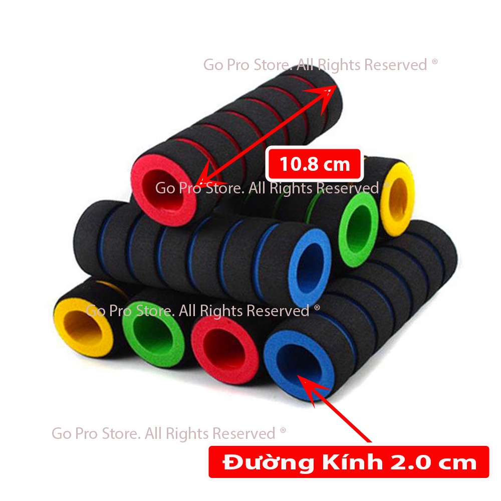 Bộ 02 Mút Lót Tập Tạ, Gym Chống Chai Tay Dài 10.8cm