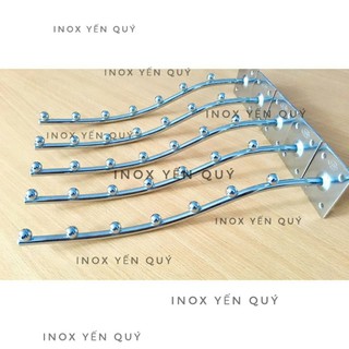 Móc treo quần áo 7-9 vấu đóng tường cong YON