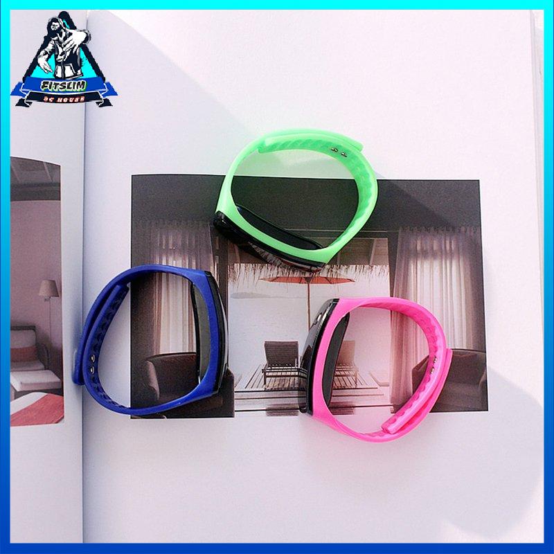 [Fitslim] Creative LED Silicone Wristband Bracelet Fashion Fitness Sports Band Watch