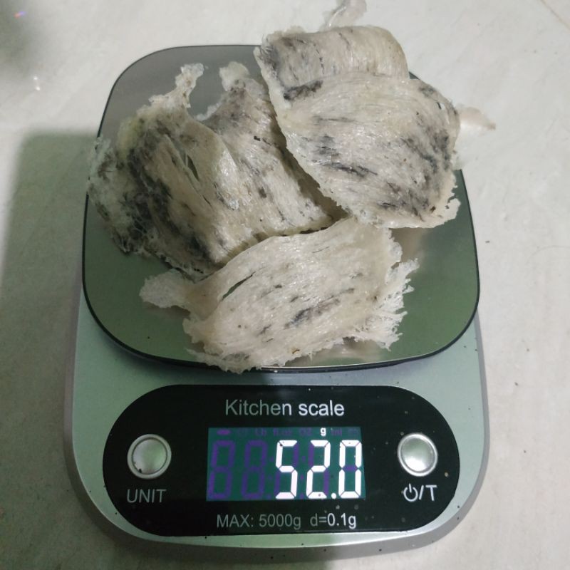 50g-100g tổ yến thô yến sào còn lông Cần Giờ nguyên tổ