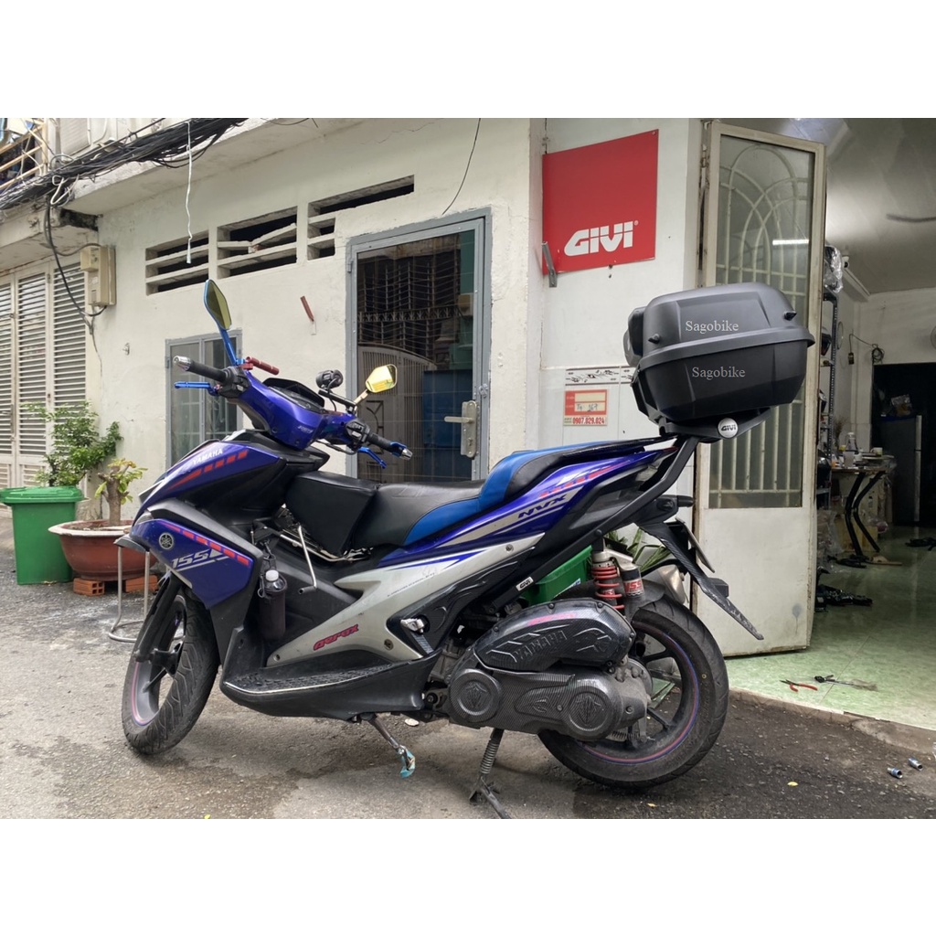 Thùng xe NVX, thùng Givi E43NTL_ADV, baga SRV NVX 155, hàng Givi chính hãng, bảo hành 2 năm.