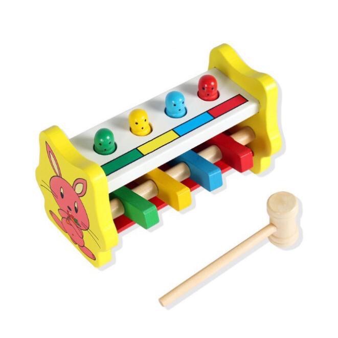 đồ chơi đập thỏ nảy màu sắc vui nhộn cho trẻ từ  tuổi
