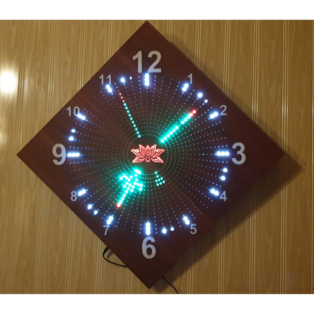 Led Hào Quang tích hợp Đồng Hồ Kim Version 2