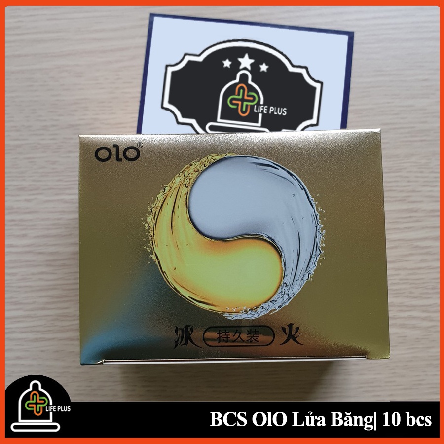 Bao Cao Su Siêu Mỏng OLO Lửa Băng Hộp 10 bcs Kéo Dài Thời Gian Quan Hệ, Tăng Khoái Cảm. Life Plus Store