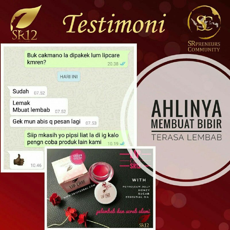 (hàng Mới Về) Serum Dưỡng Môi Vĩnh Cửu Nhanh Chóng An Toàn Sr12 | BigBuy360 - bigbuy360.vn