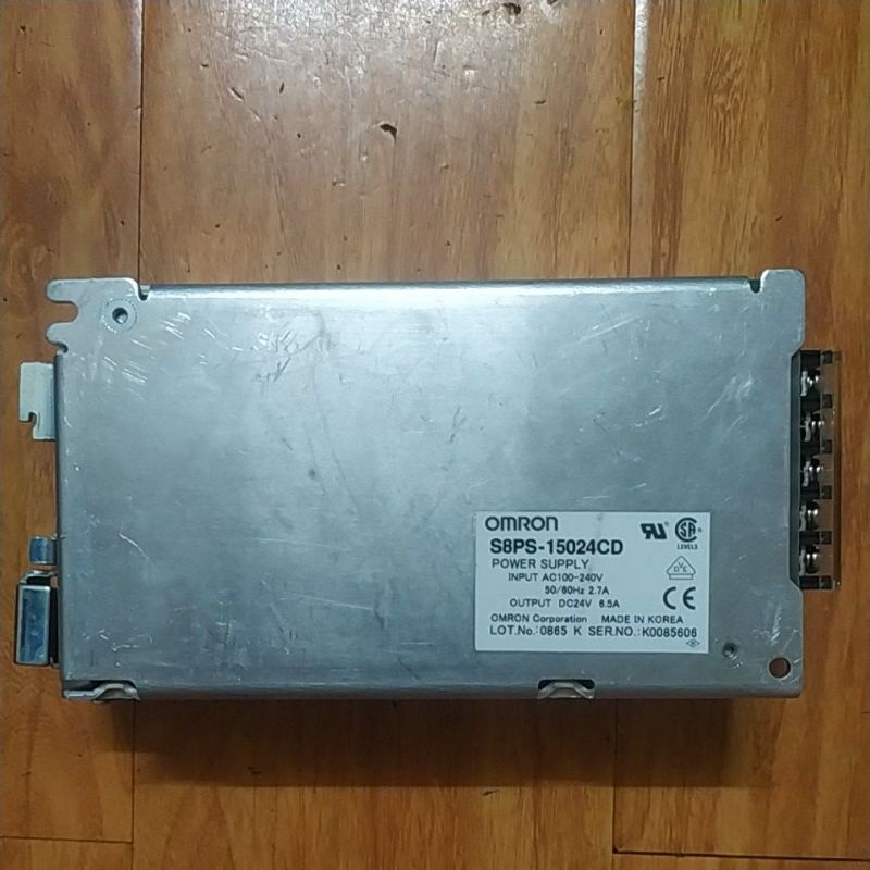 Nguồn Omron 24V 4.5A  24V 6.5A. Nguồn gắn thanh ray. Hàng tháo máy.