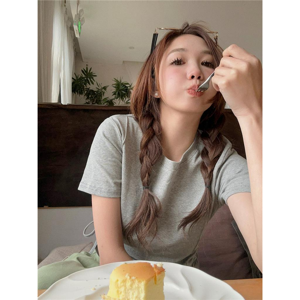 Áo Thun Tay Ngắn Rút Dây Bên Hông Thời Trang Mùa Hè 63176